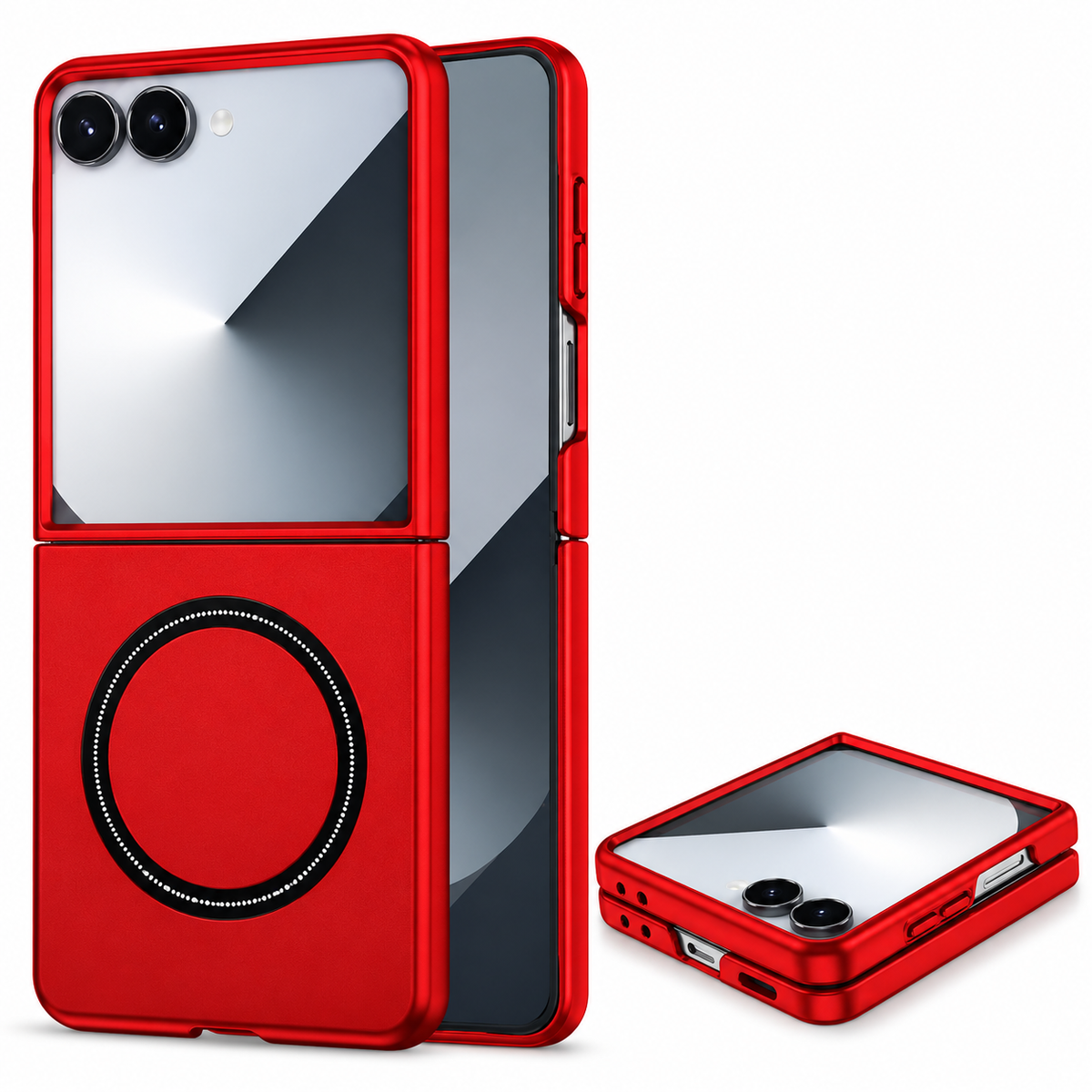 MagSafe Snap Matt Case Samsung Galaxy Z Flip 8 - Red