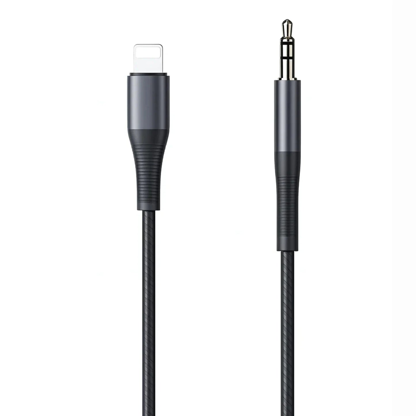 Techtron AUX to Lightning Cable designed for compatible Lightning devices with a strong two-color braided cable, 1m cable length, aluminium and ABS connector design, extra durable audio wire construction, and simple wired audio connection for iPhone, iPad, car stereo systems, home audio systems, speakers, AUX input devices, music playback, podcasts, videos, travel, work, commuting, and daily audio use.
Find Techtron Lightning to Aux Audio Cable at techtron.ca, amazon, walmart, bestbuy, costco, and staples.