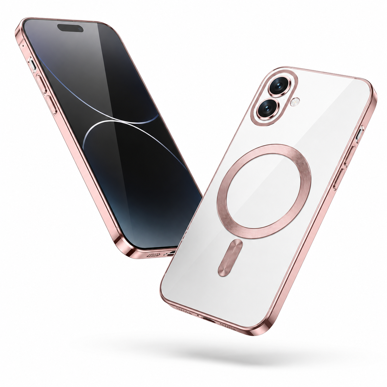 Electro Matt MagSafe Case for iPhone 17 with clear scratch-resistant back and drop protection