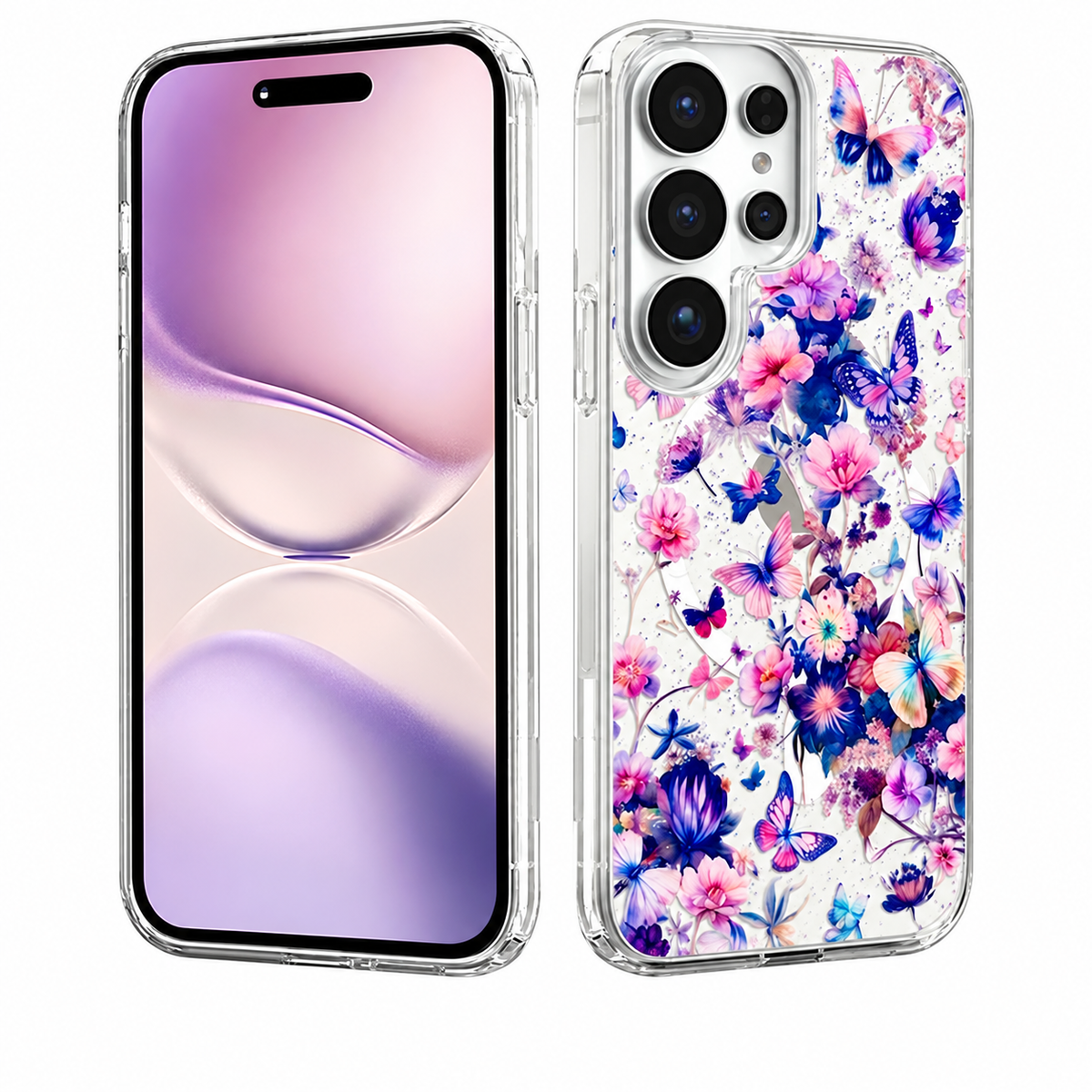 MagSafe Floral Fusion Case for Samsung Galaxy S26 Ultra - Mini Butterflies