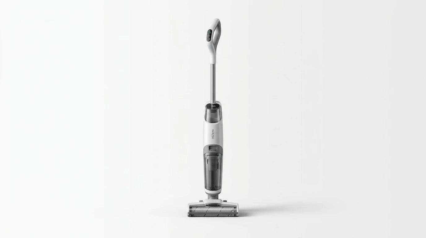 future tech gadgets Canada. smart tech store Canada. HiZero F300 All-in-One Bionic Floor Cleaner. Gallery image 10. Lines name one specific SKU—never substitute a generic lookalike from the category. After review passes, each render should still read as a fresh studio viewpoint of that same physical unit.