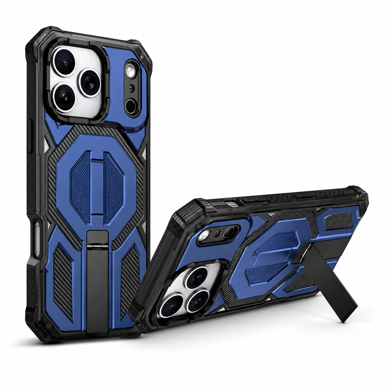 Military Grade Drop Protection Case, Blue iPhone 17 Pro Max Protective Cover