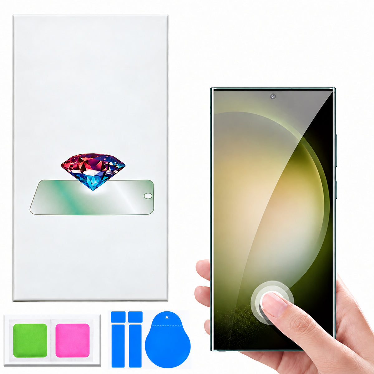 FP Unlock Tempered Glass for Samsung Galaxy S25 Plus - Clear