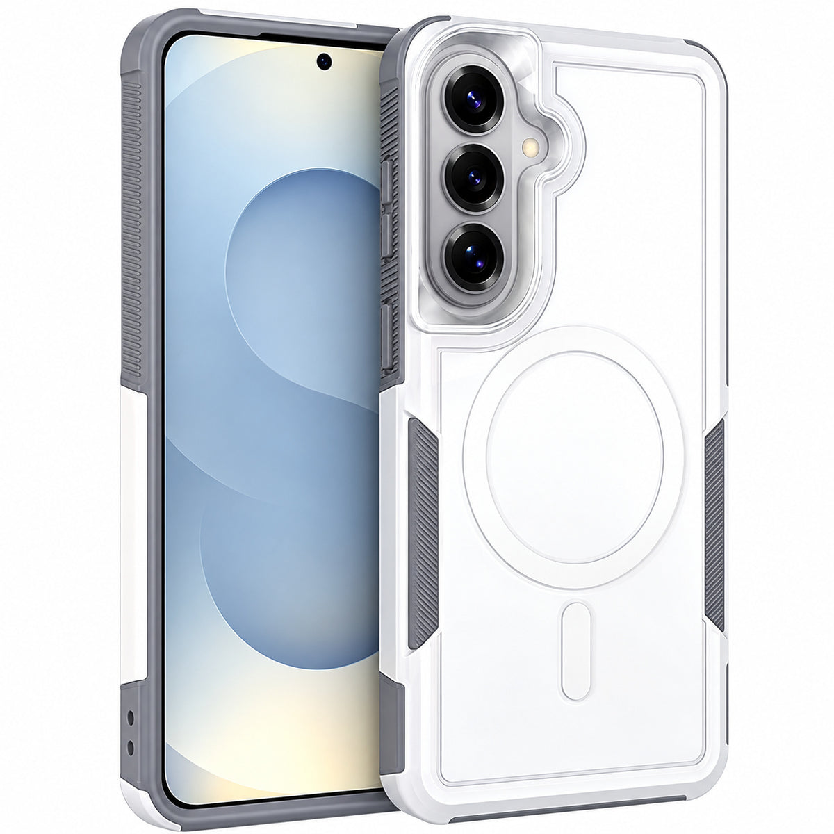 MagSafe Comm Case for Samsung Galaxy S25 FE - White