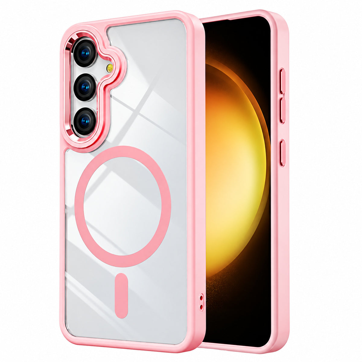 Magsafe Matt Ultra Hybd Case for Samsung Galaxy S25 FE - Rose Gold