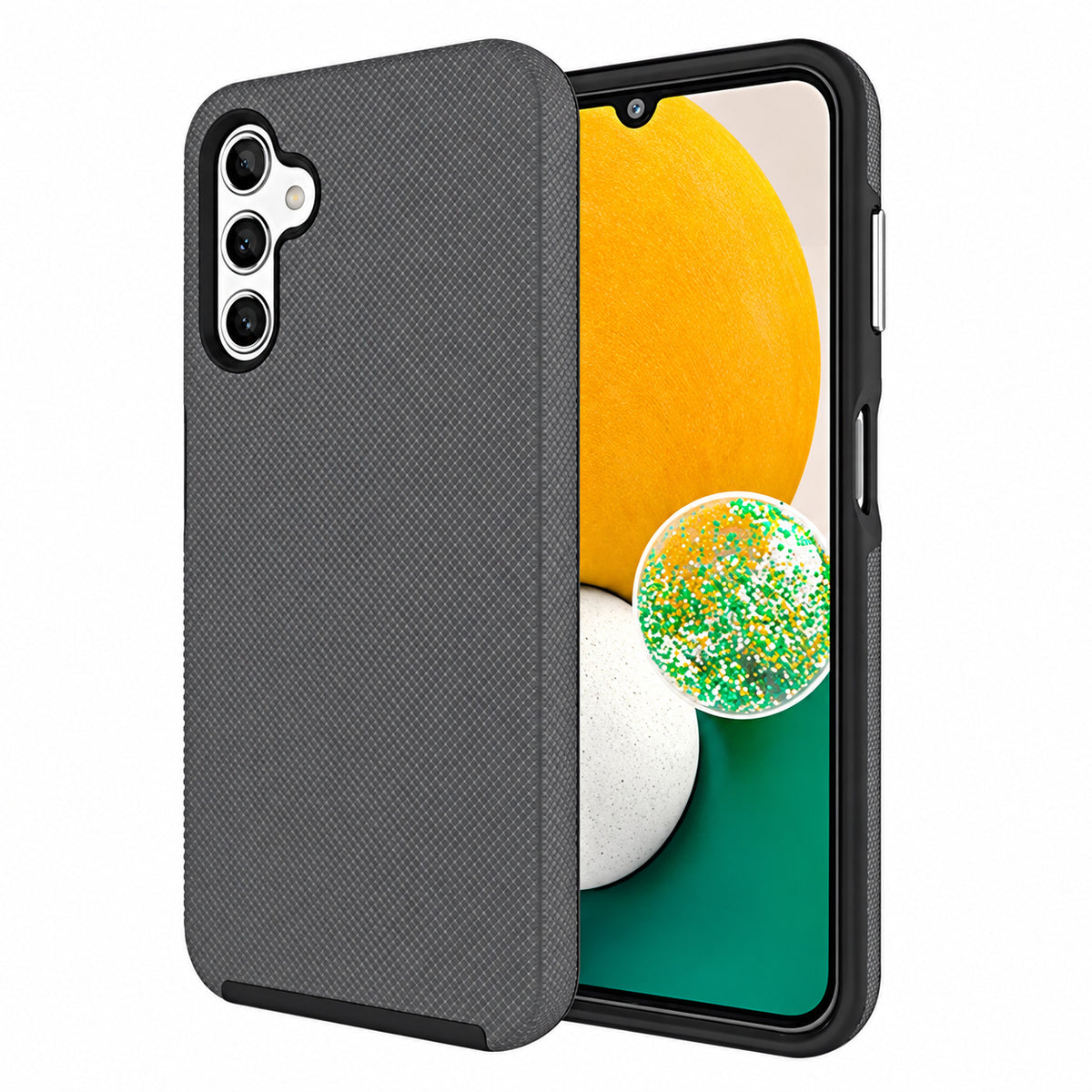 Dotted Comm Case for Samsung Galaxy S25 Plus - Grey
