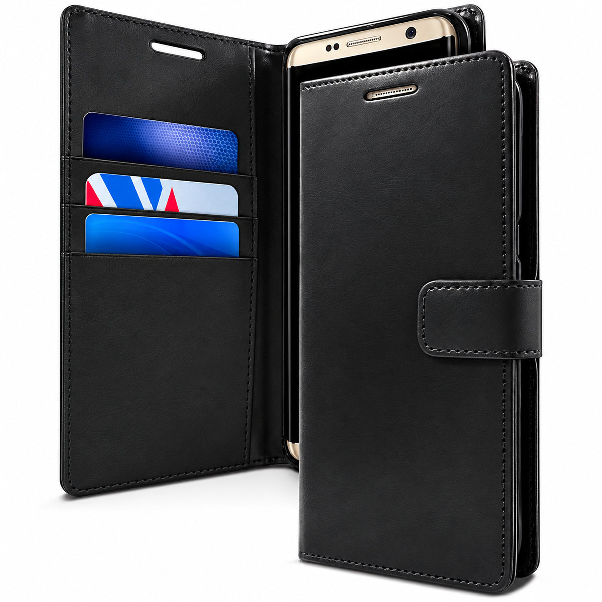 BlueMoon Diary (Goospery) for Samsung Galaxy S26 Ultra - Black