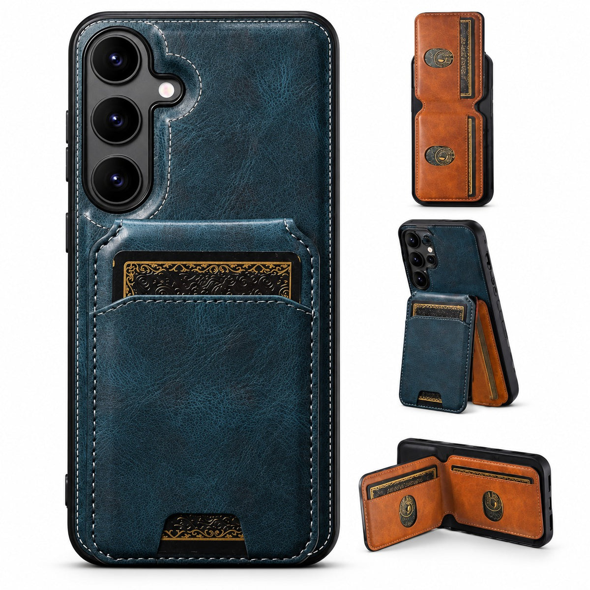 Stealth Wallet Case for Samsung Galaxy S24 FE - Navy