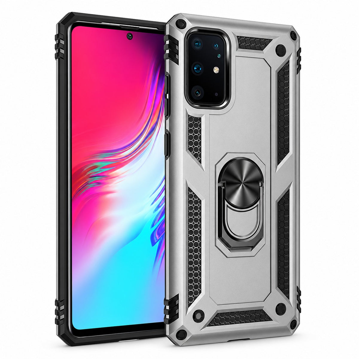 Anti-Drop Hybrid Case for Samsung Galaxy S20 Ultra - Silver