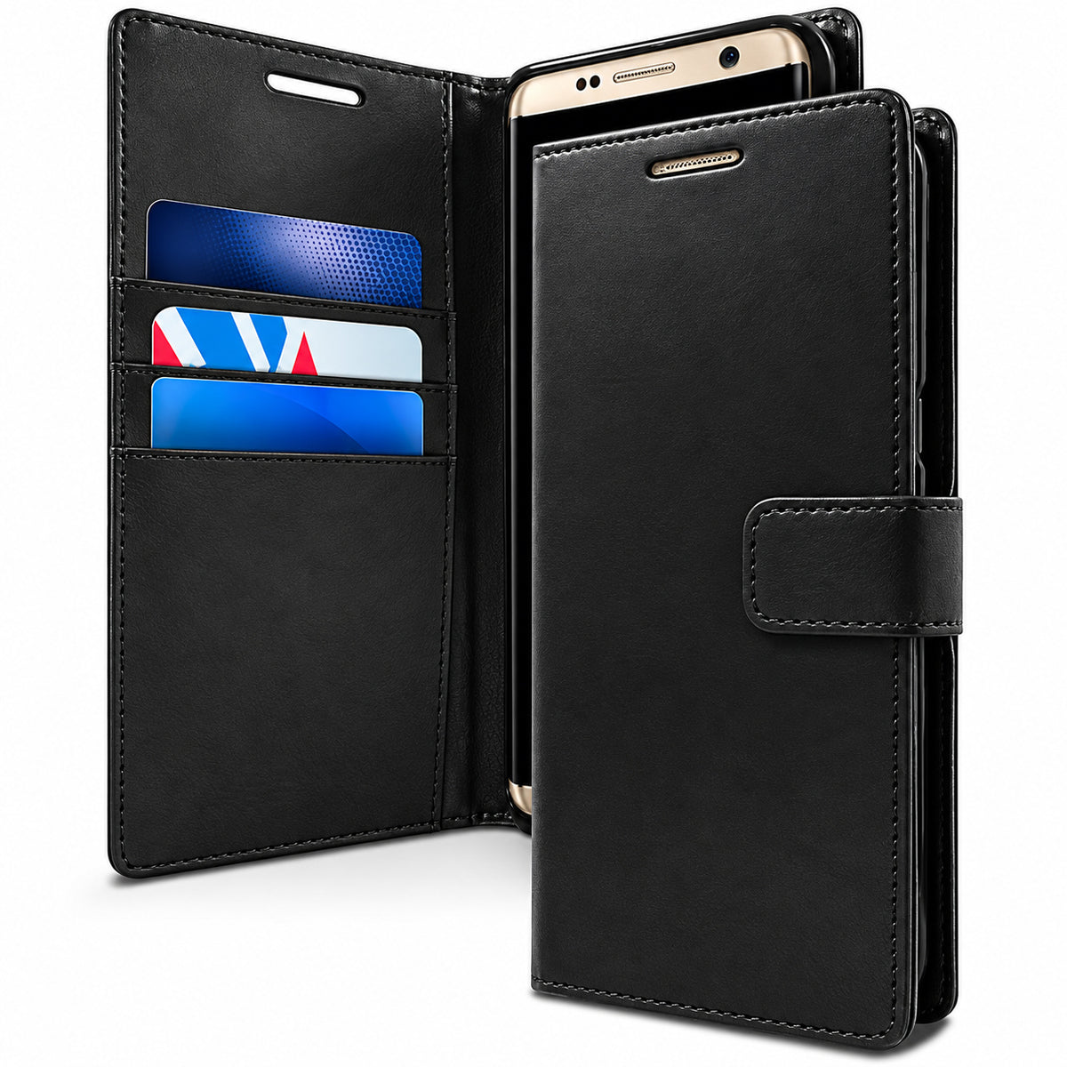 BlueMoon Diary (Goospery) for Samsung Galaxy S25 FE - Black