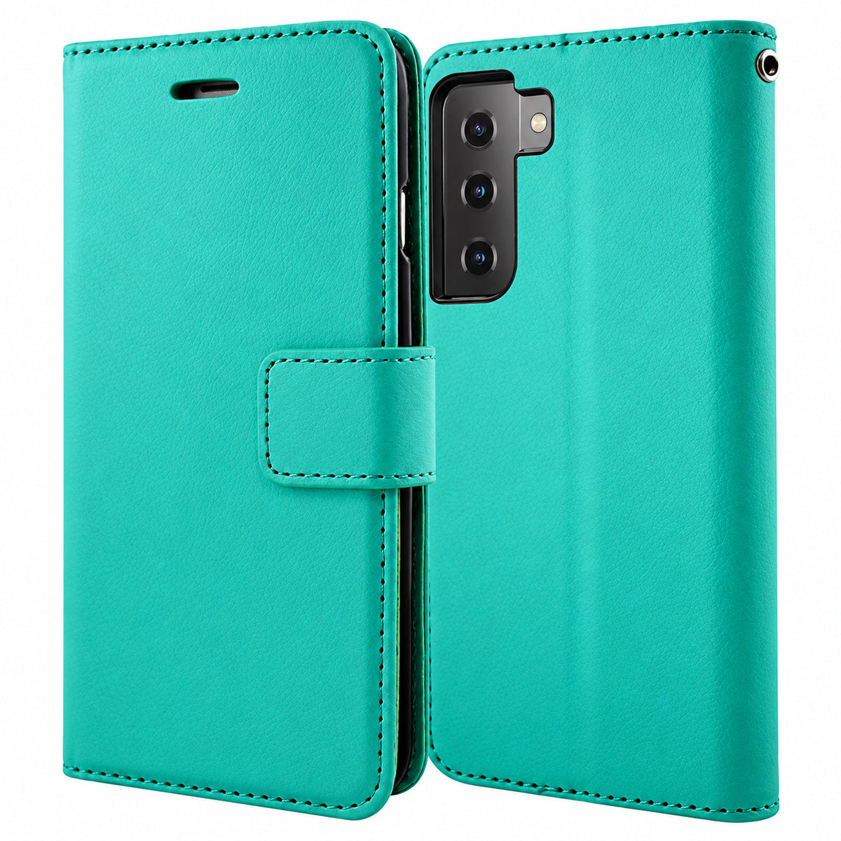 Photo ID Wallet for Samsung Galaxy S21 Plus - Teal