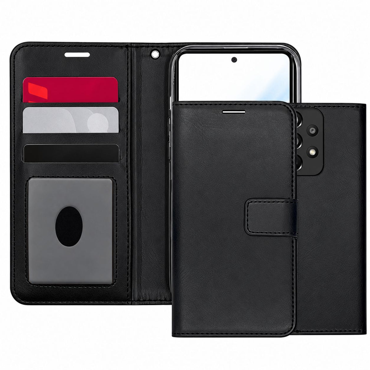 Photo ID Wallet for Samsung Galaxy A53 5G - Black