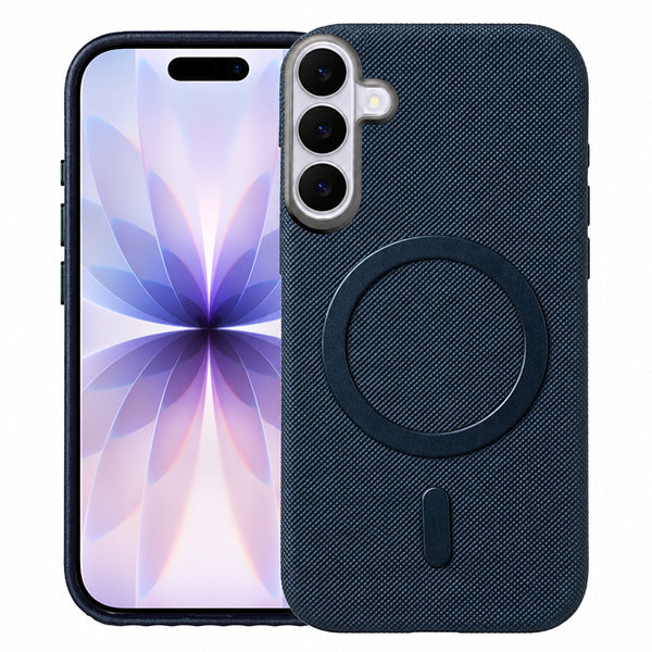 MagSafe Fabric Case for Samsung Galaxy A18 / A17 - Dark Blue