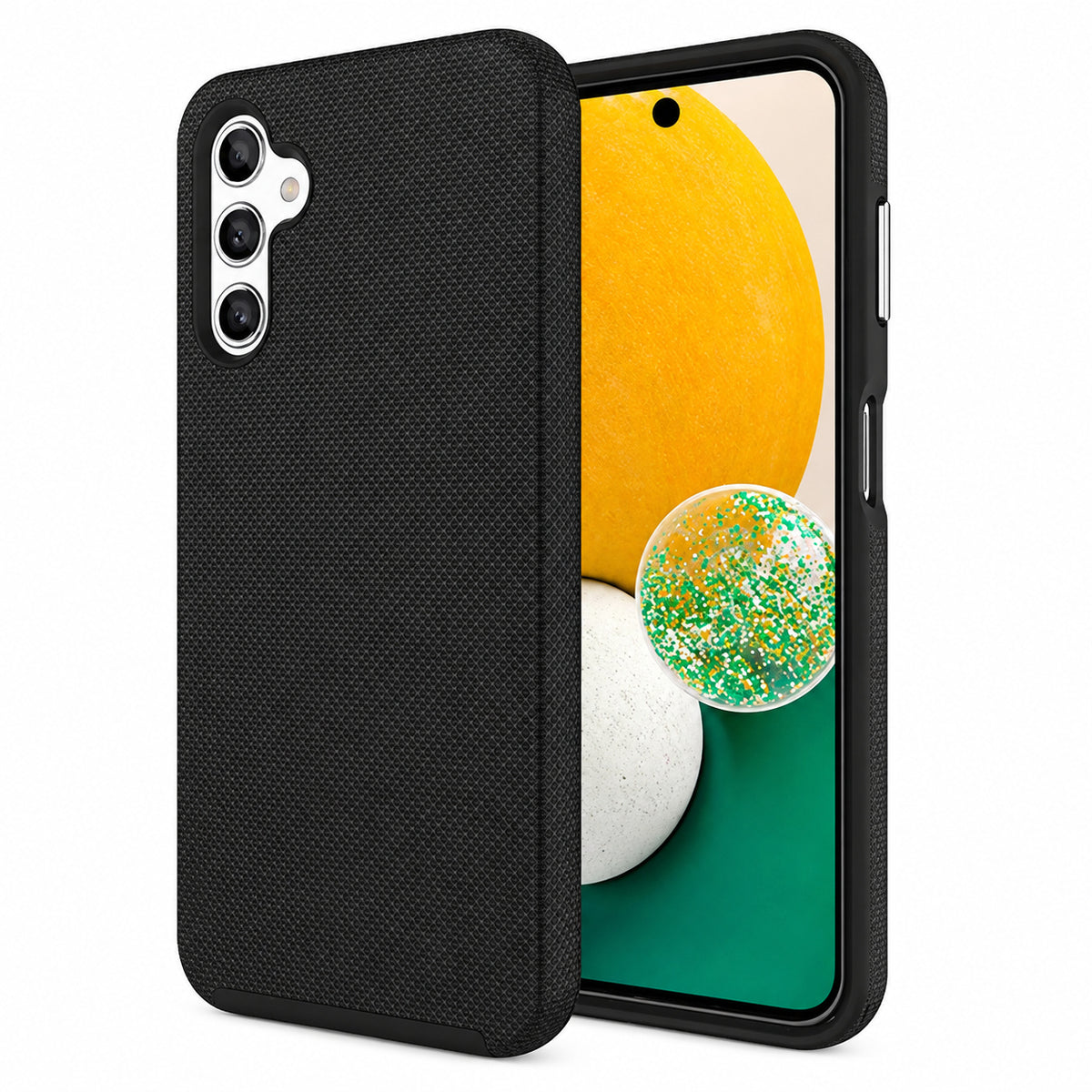 Dotted Comm Case for Samsung Galaxy S25 FE - Black