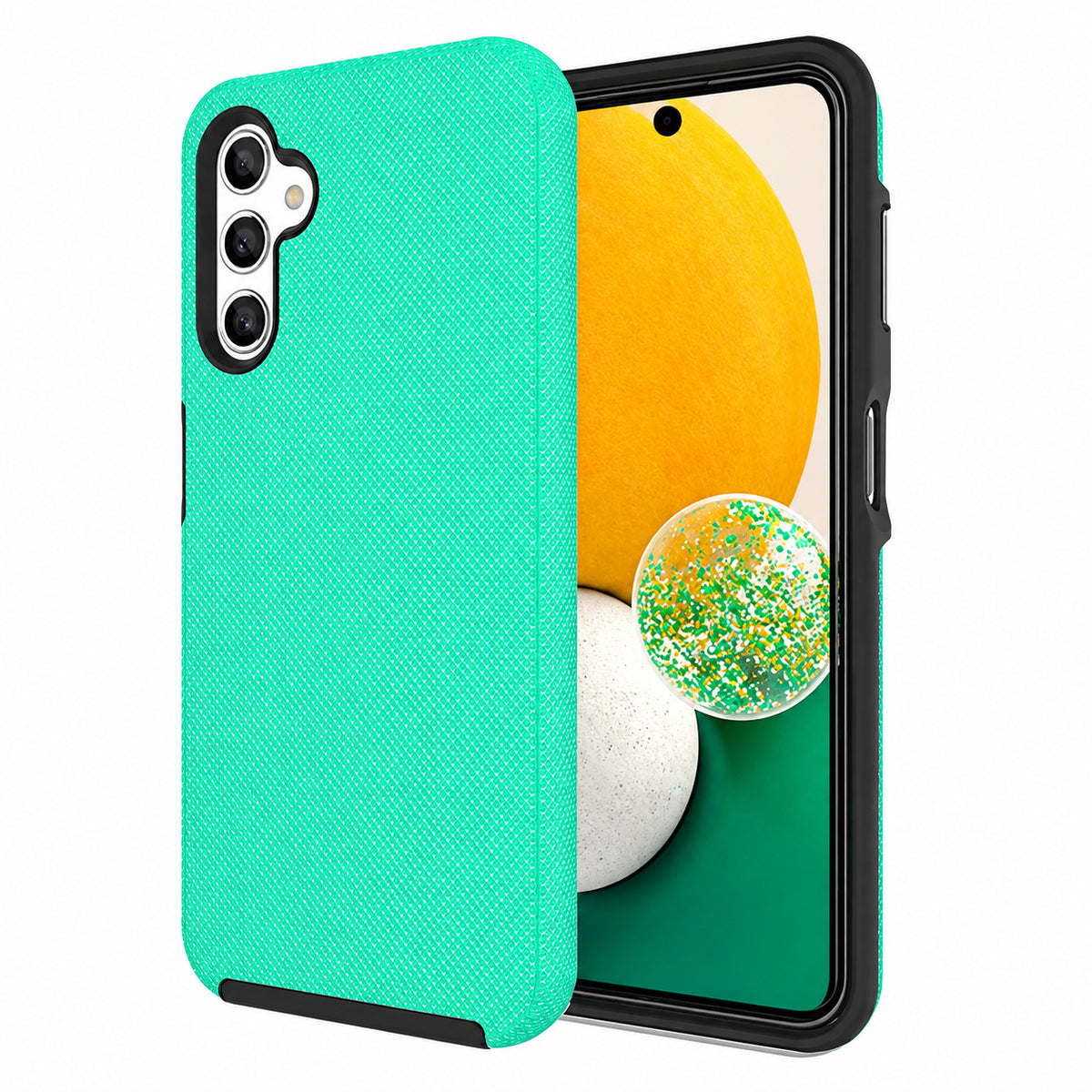Dotted Comm Case for Samsung Galaxy S25 FE - Teal