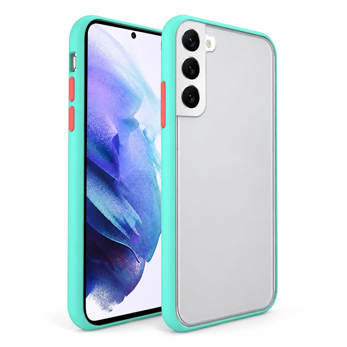 Rubberized Armor Case for Samsung Galaxy S22 Plus - Teal