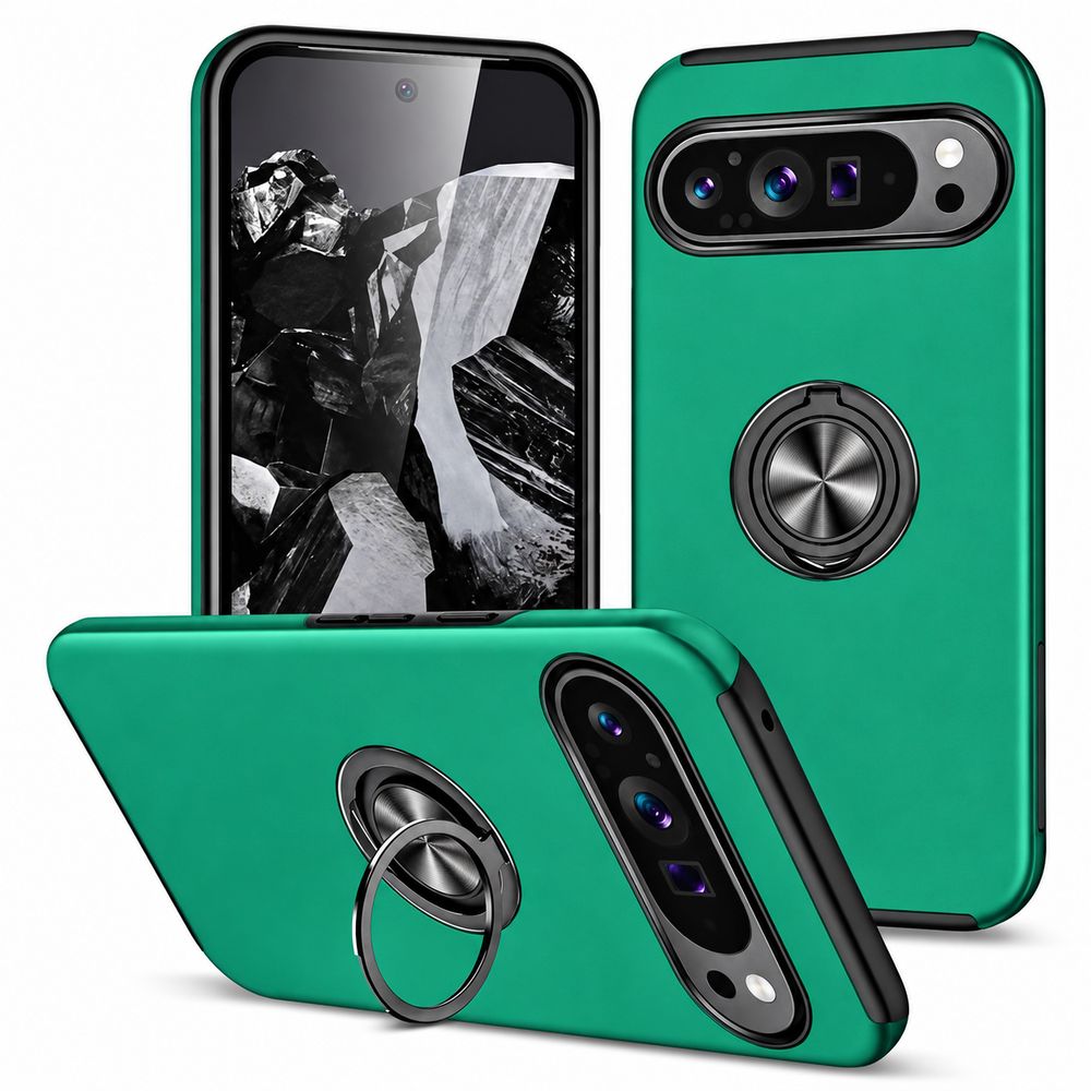 Swirl Invisible Ring Case for Google Pixel 11 Pro XL - Midnight Green