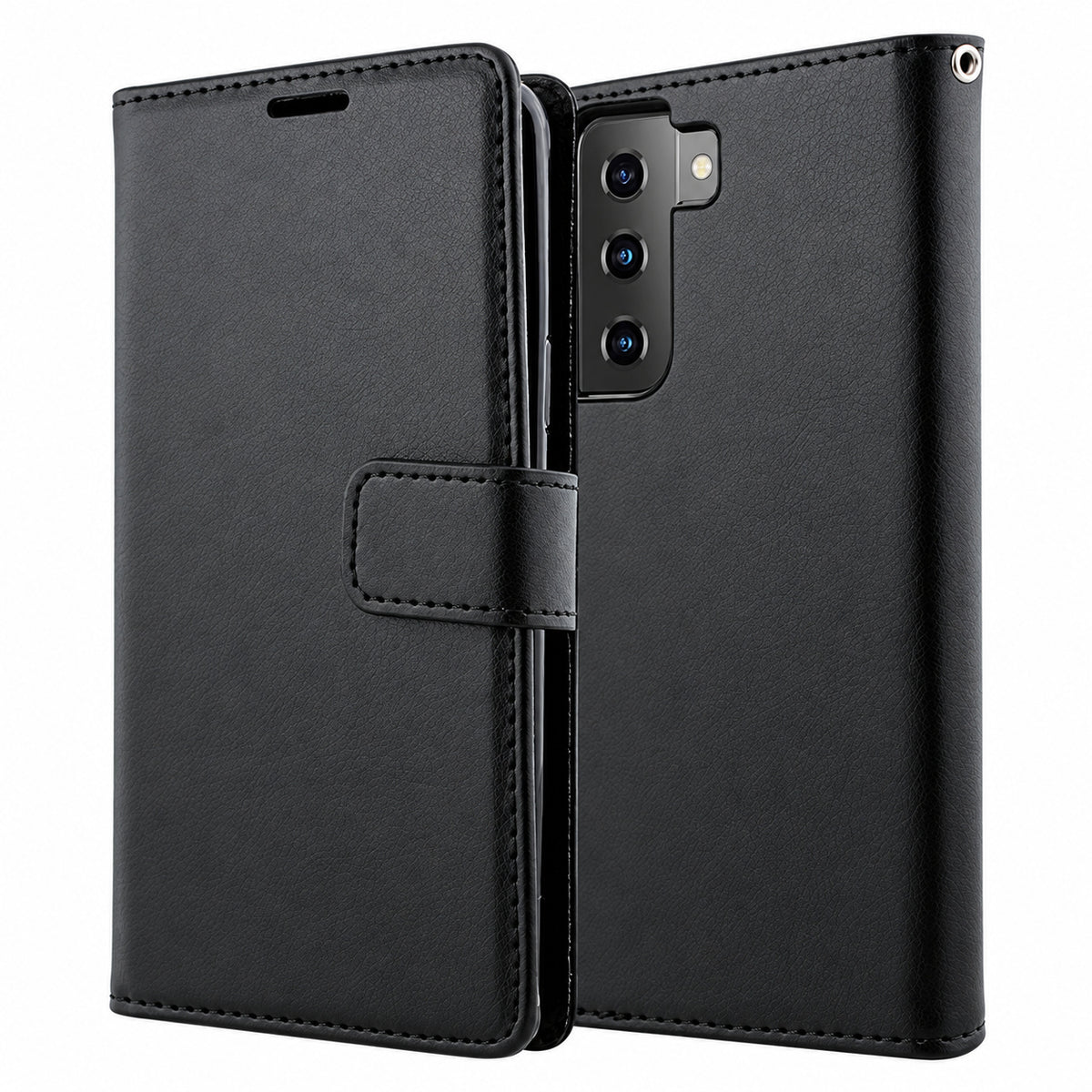 Photo ID Wallet for Samsung Galaxy S21 - Black