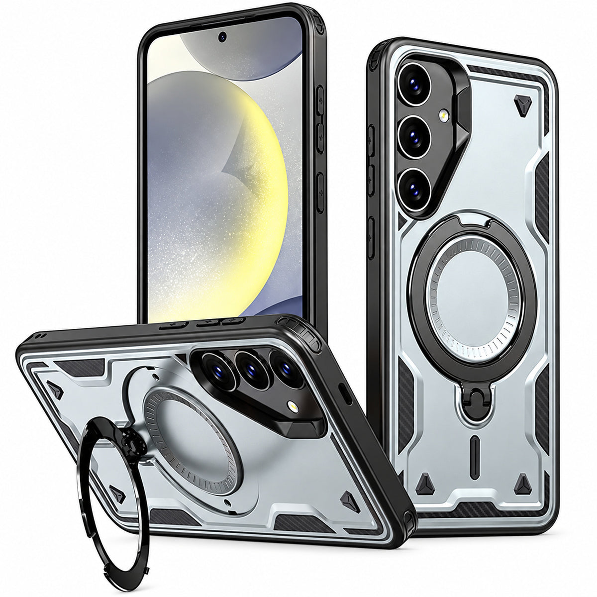 Sparta Magsafe Ring Case for Samsung Galaxy A36 - Grey