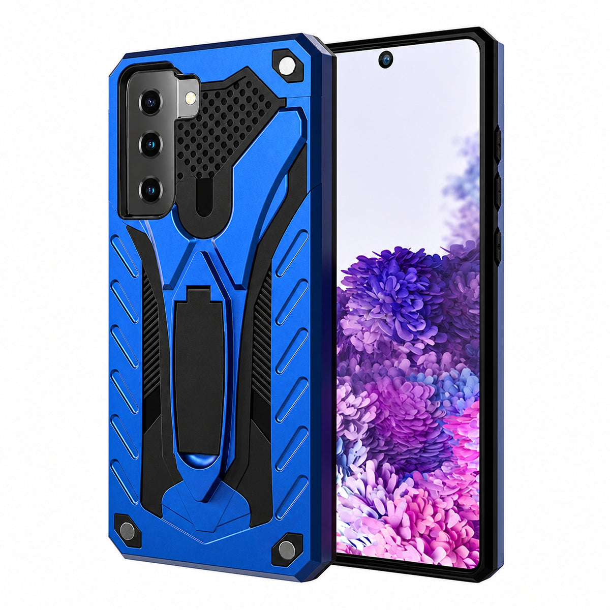 Rugged Defender w/ stand for Samsung Galaxy S21 Plus - Blue