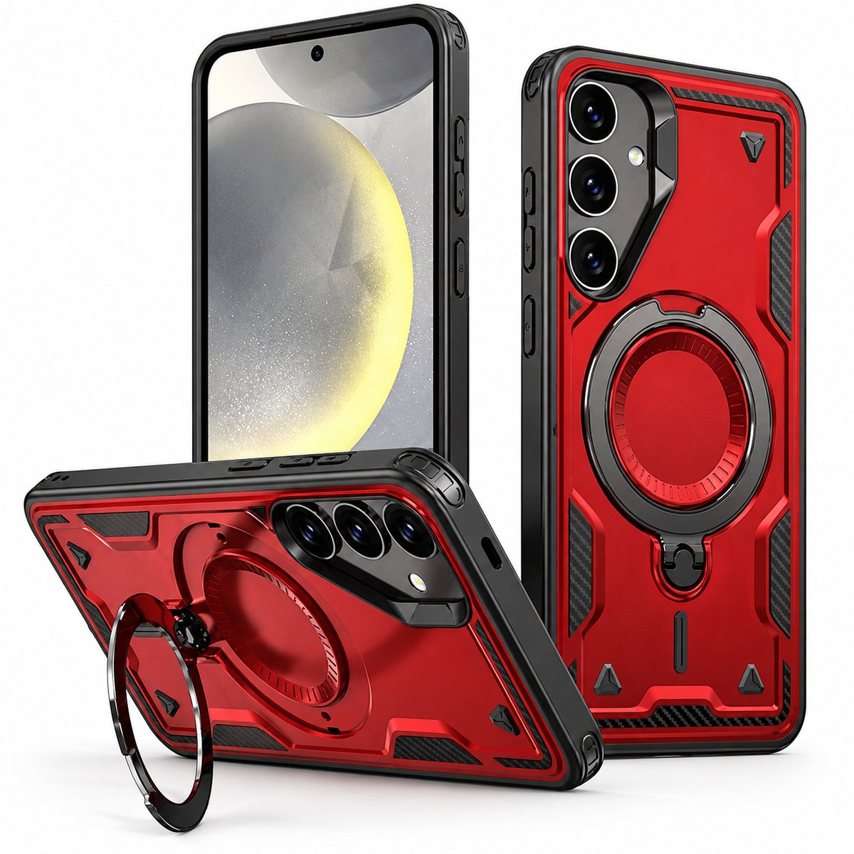Sparta MagSafe Ring Case for Samsung Galaxy S24 Plus - Red
