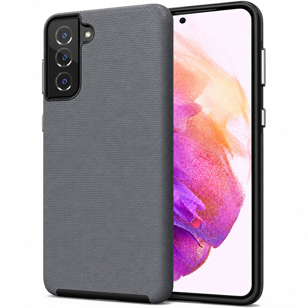 Dotted Comm Case for Samsung Galaxy S21 Plus - Grey