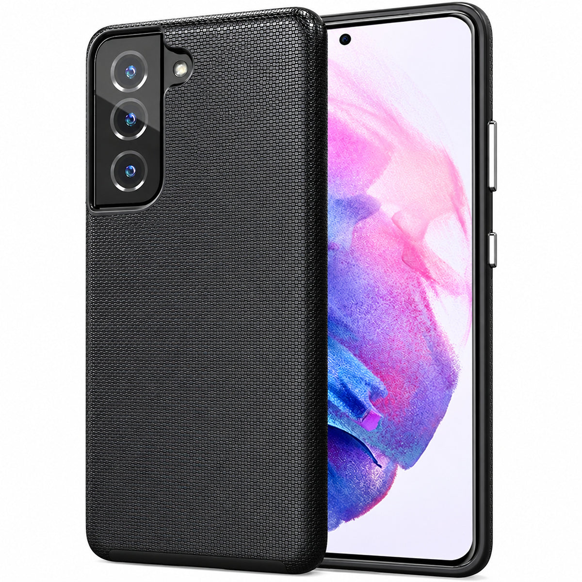 Dotted Comm Case for Samsung Galaxy S21 Plus - Black