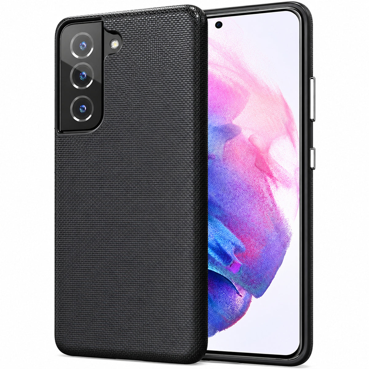 Dotted Comm Case for Samsung Galaxy S21 - Black