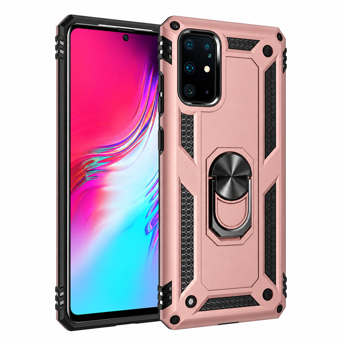 Anti-Drop Hybrid Case for Samsung Galaxy S20 FE - Rose Gold