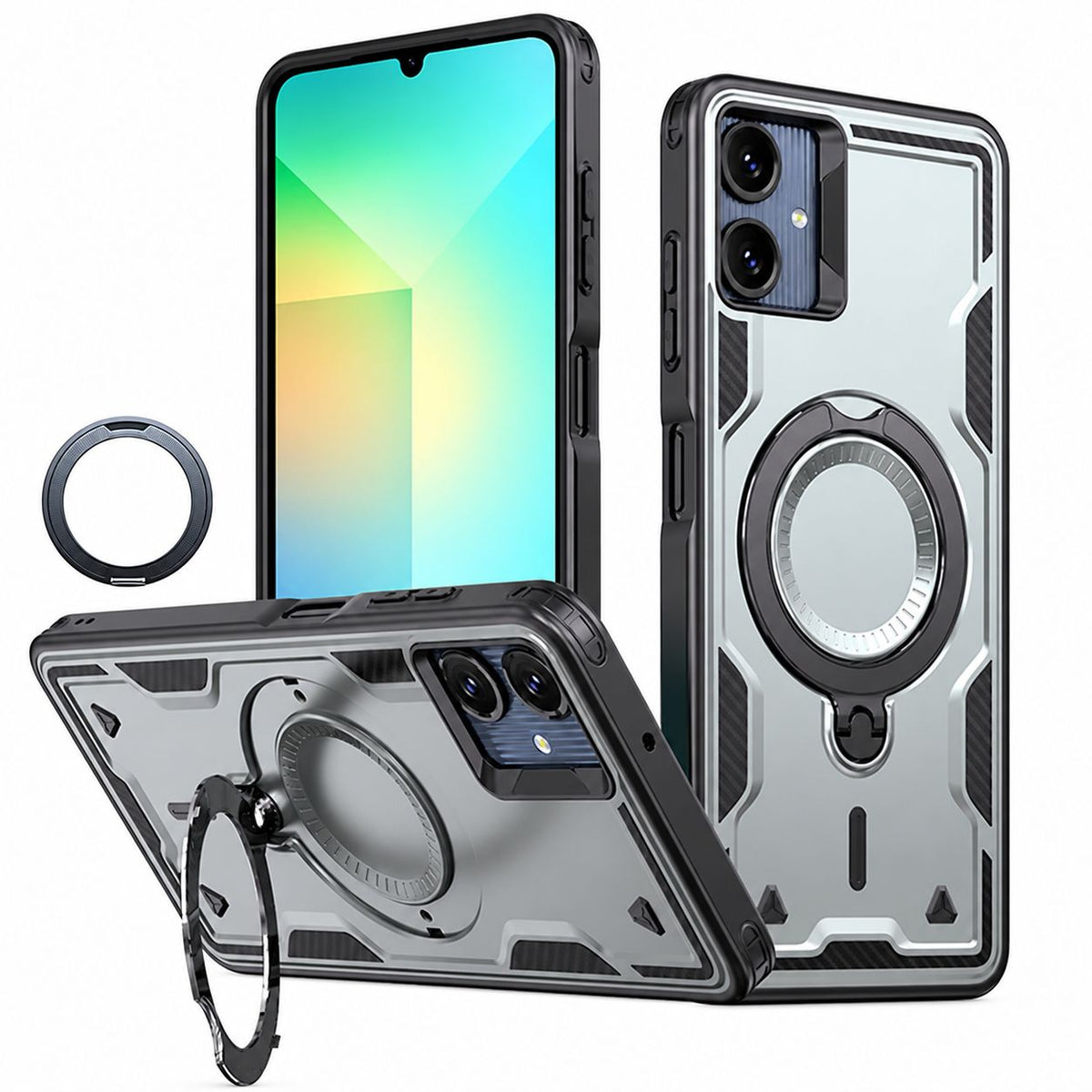 Sparta Magsafe Ring Case for Samsung Galaxy A07 - Grey