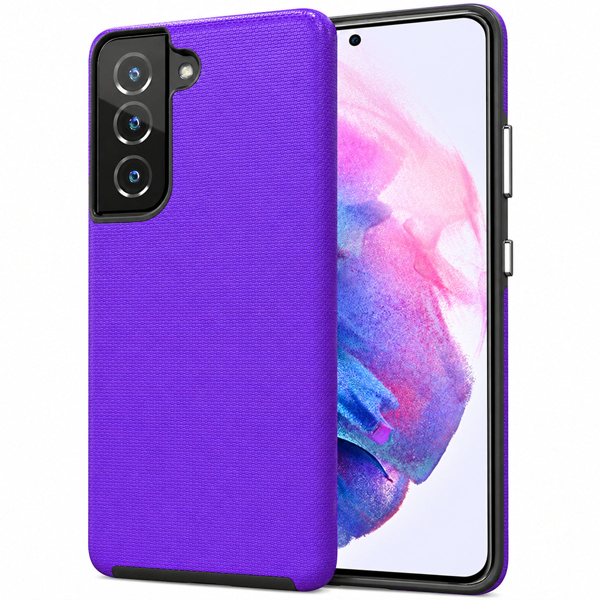 Dotted Comm Case for Samsung Galaxy S21 Plus - Purple