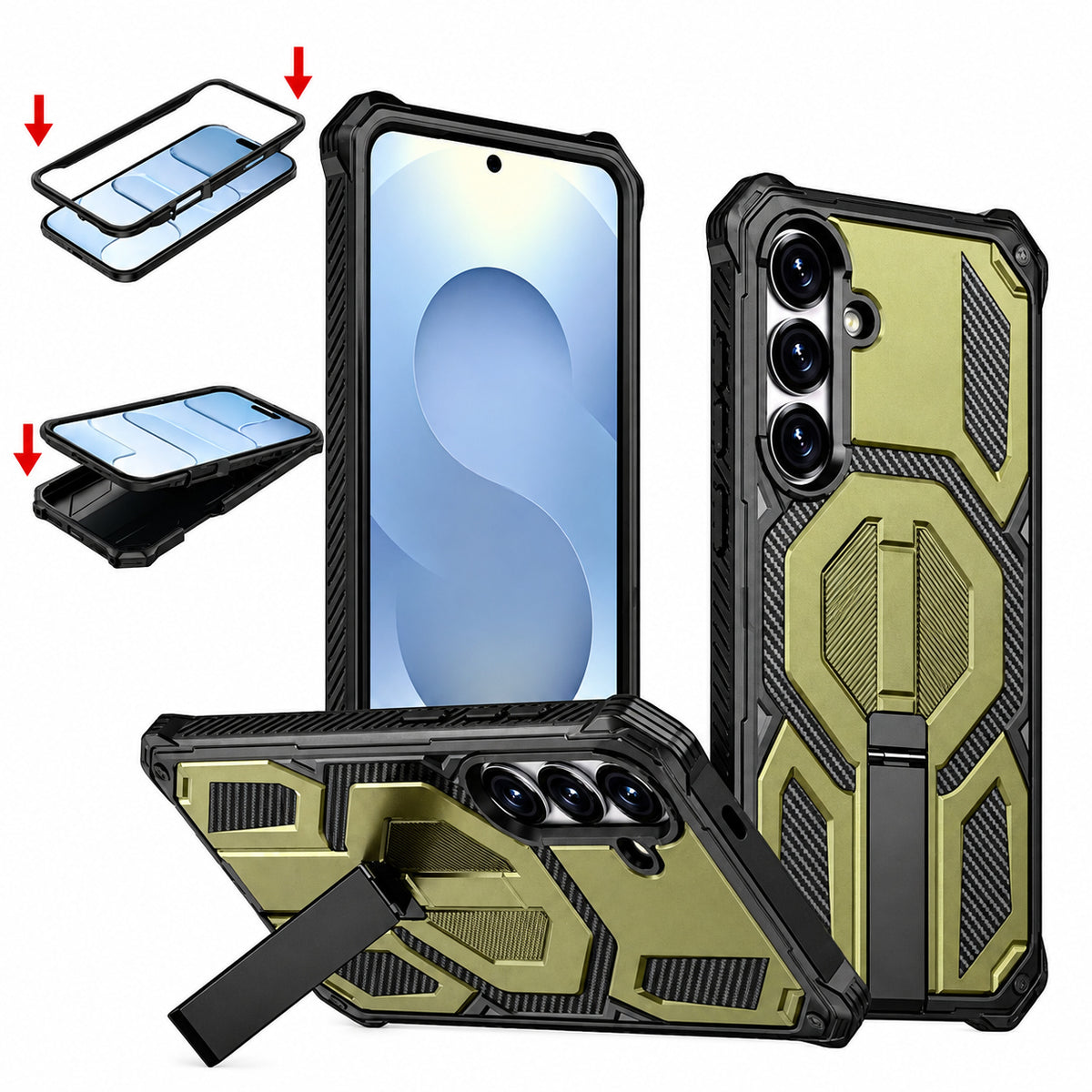 MagSafe Outrider Case for Samsung Galaxy S25 FE - Green