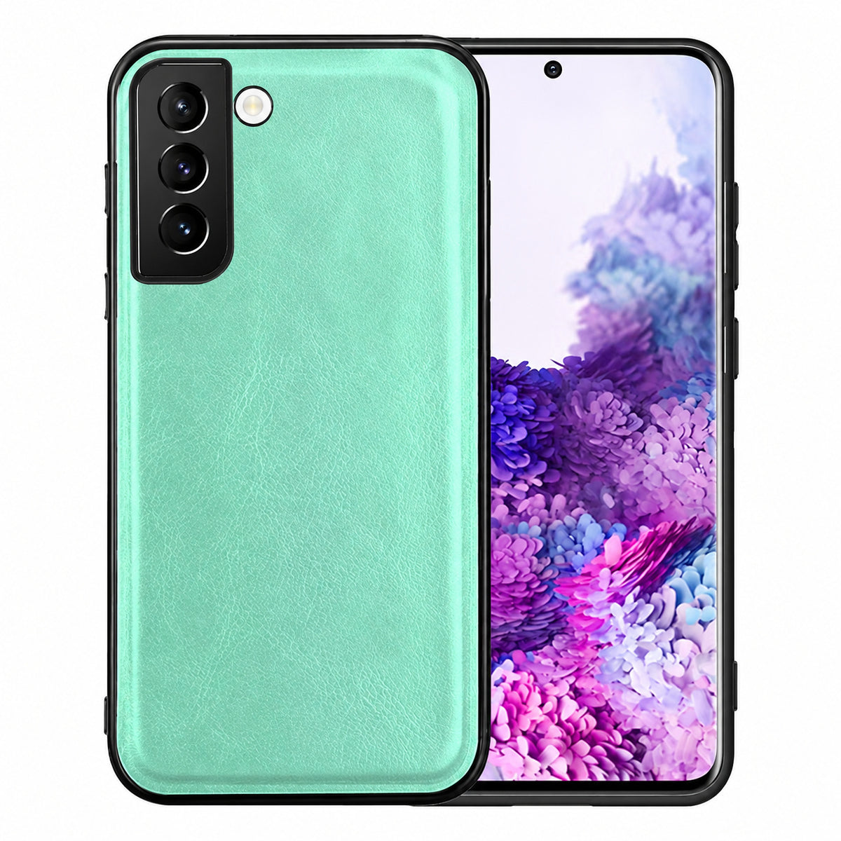 Pleather Case for Samsung Galaxy S21 Plus - Teal