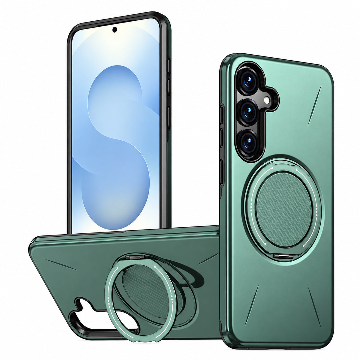 MagSafe Forge Ring Case Samsung Galaxy S24 - Green