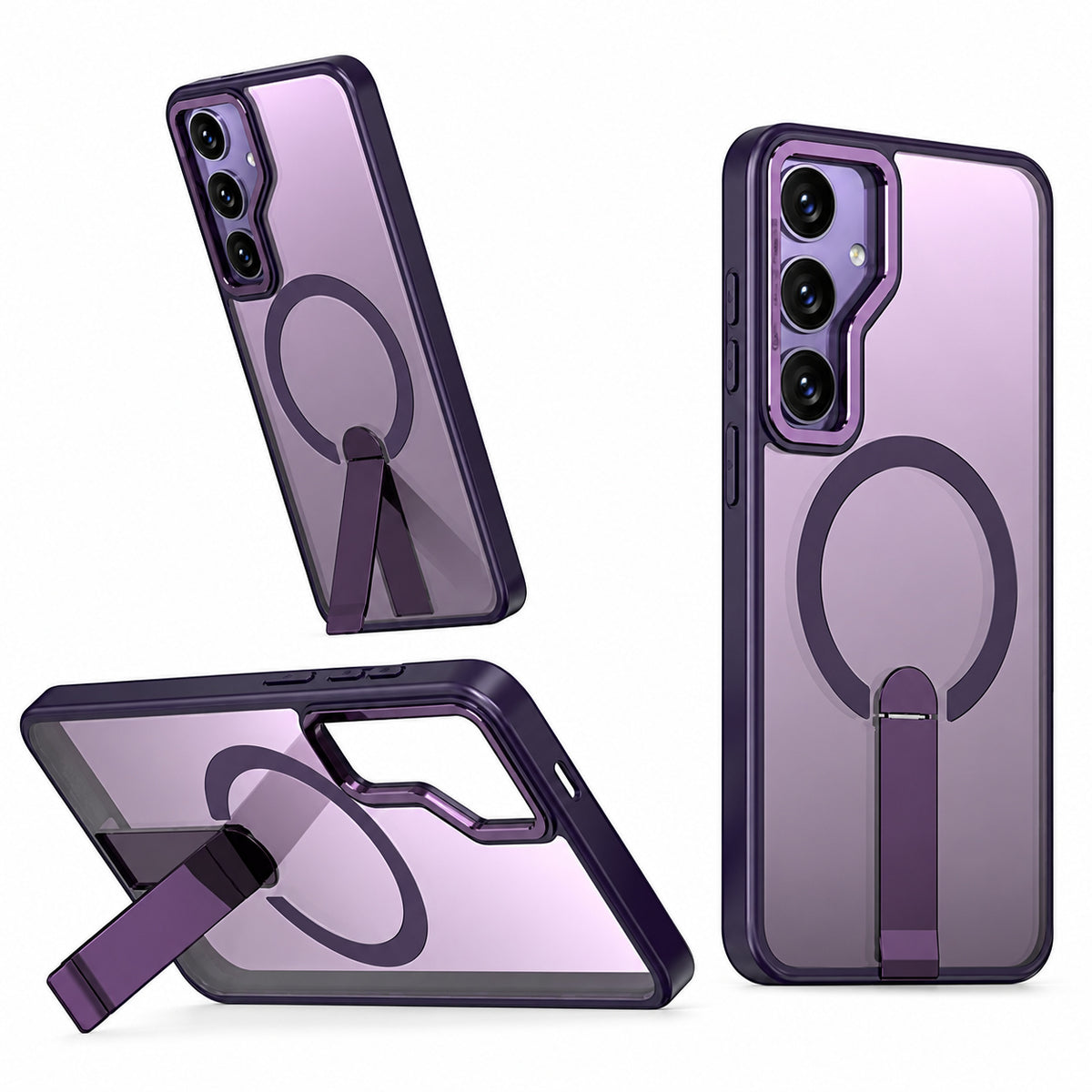 Magsafe iStand Case for Samsung Galaxy S26 FE - Purple