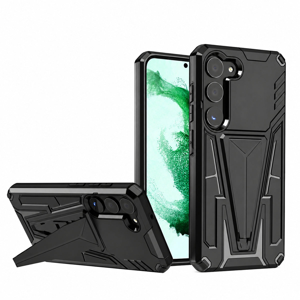 Fusion Kickstand Case for Samsung Galaxy S23 - Black