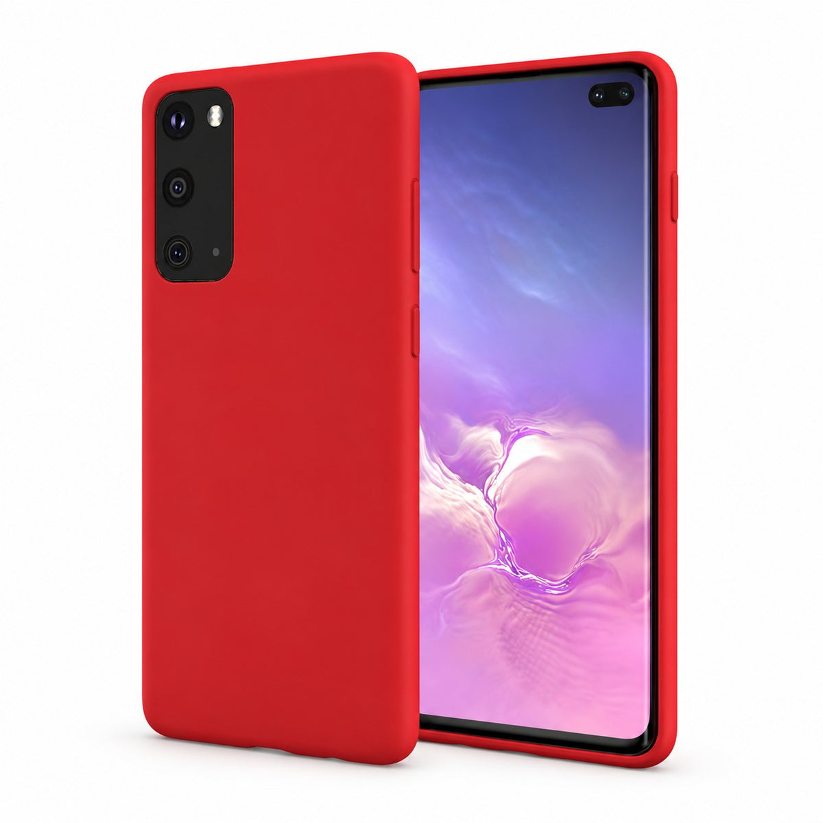 Soft Feeling Goospery Case for Samsung Galaxy S20 - Red