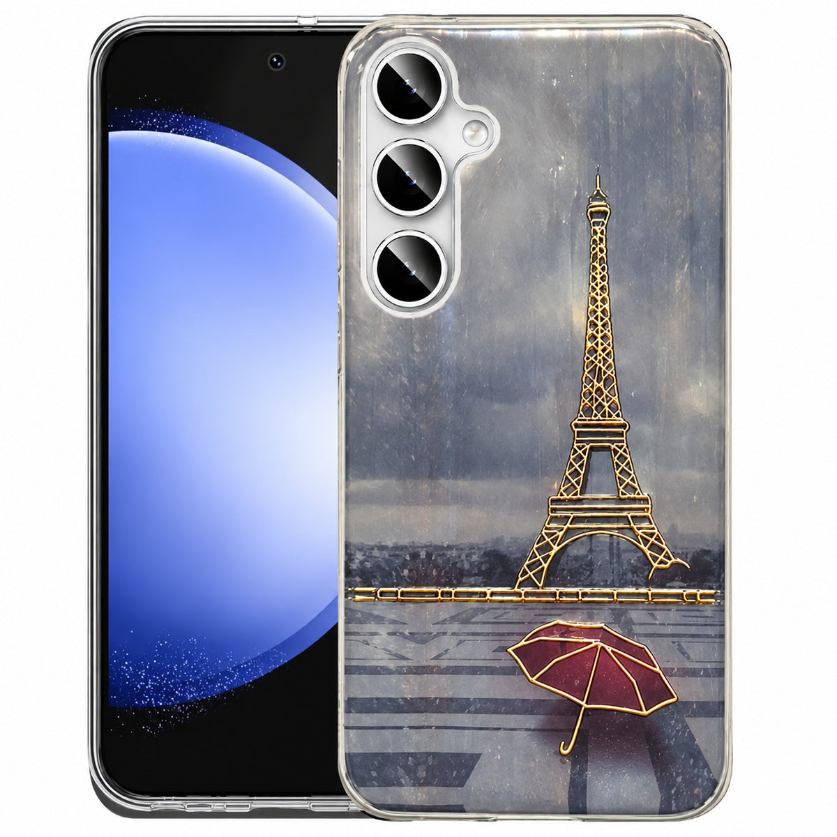 2 In 1 for Samsung Galaxy S23 FE - Paris Umbrella