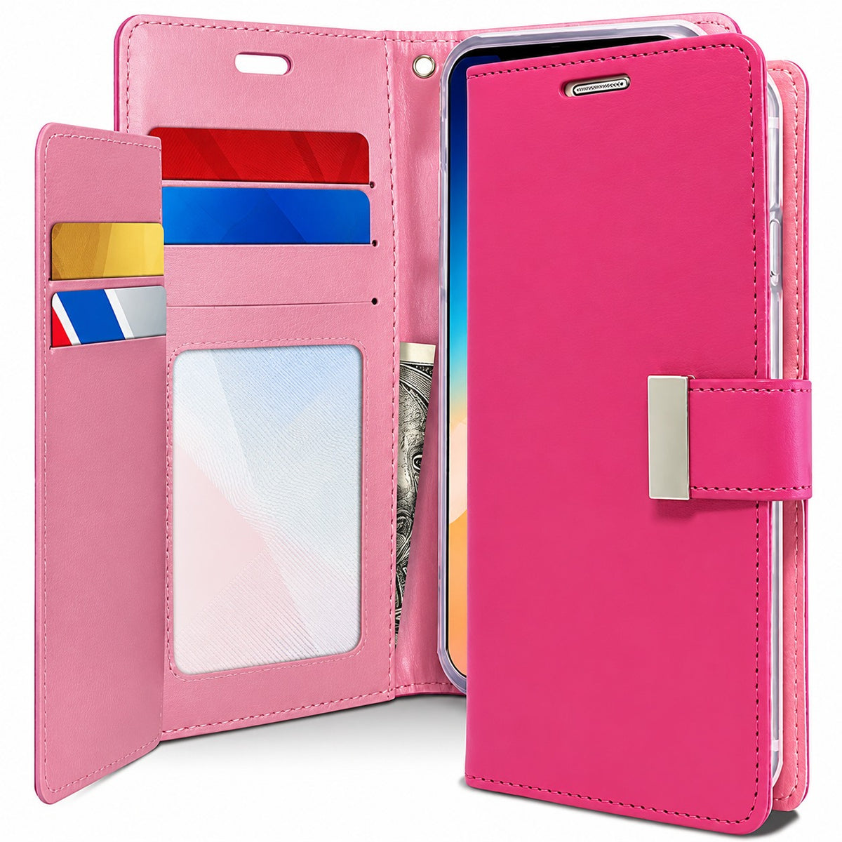 Rich Diary Mercury Case for Samsung Galaxy S20 - Hot Pink