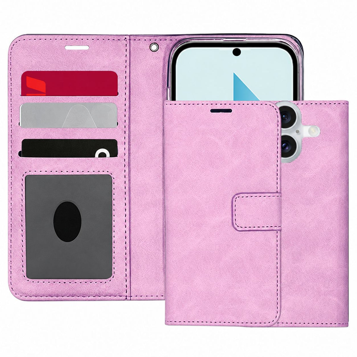 Photo ID Wallet for Samsung Galaxy A07 - Purple