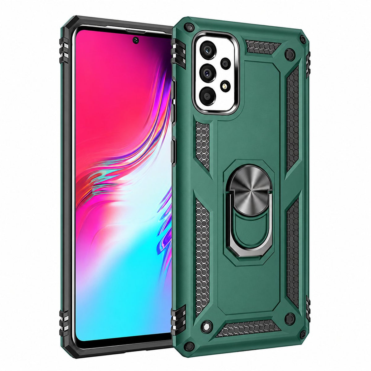 Anti-Drop Hybrid Case for Samsung Galaxy A33 5G - Midnight Green