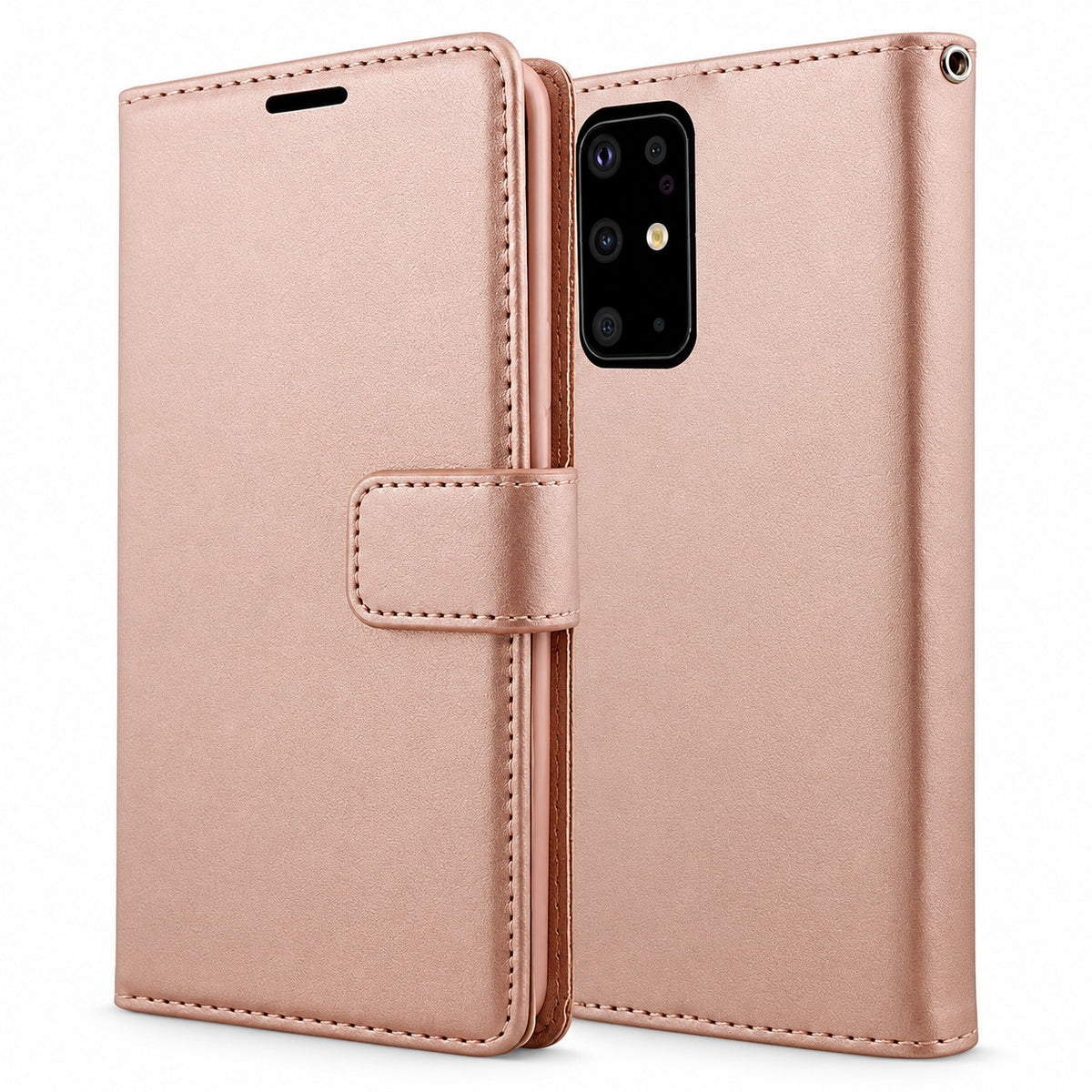 Photo ID Wallet Case for Samsung Galaxy S20 - Rose Gold