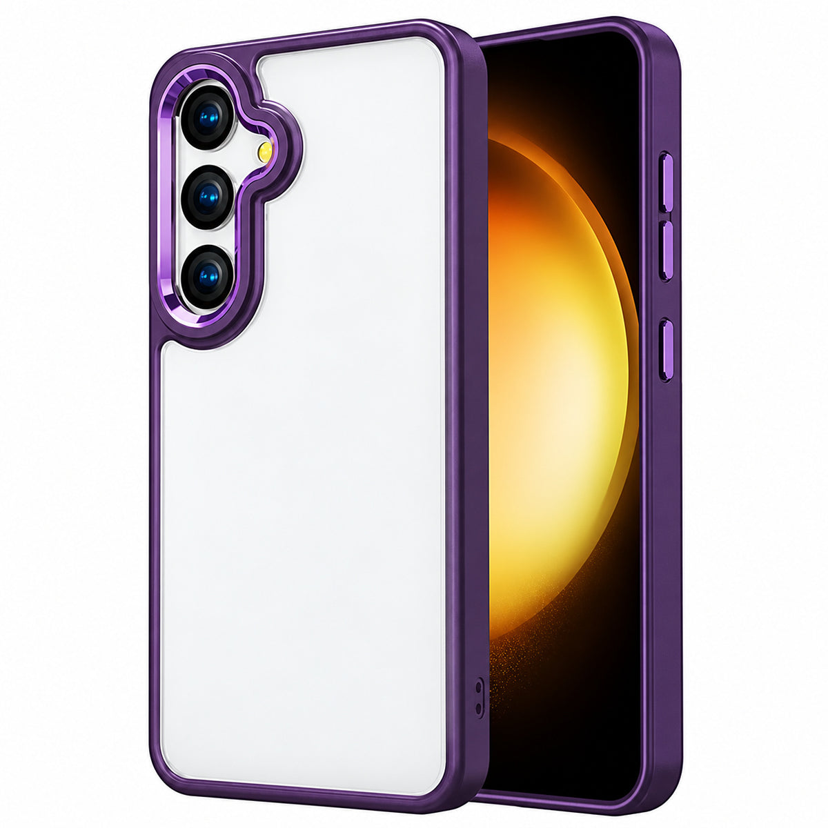 Matt Ultra-Hybrid Case for Samsung Galaxy A36 - Deep Purple