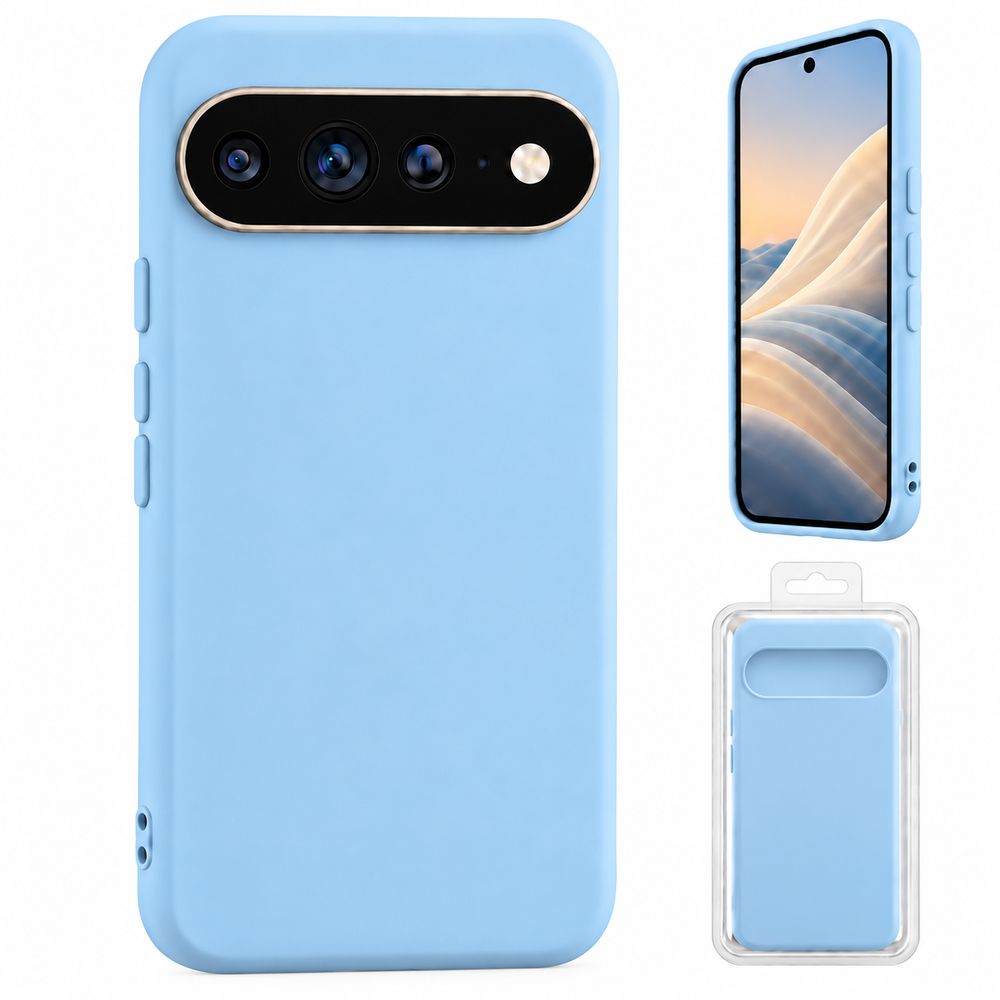 Premium Liquid Silicone for Google Pixel 11 Pro XL - Light Blue