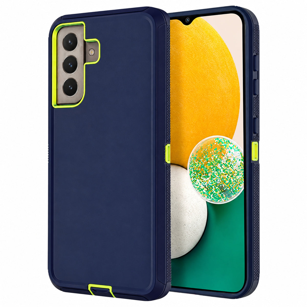 Triple Protection Case for Samsung Galaxy S23 FE - Lime