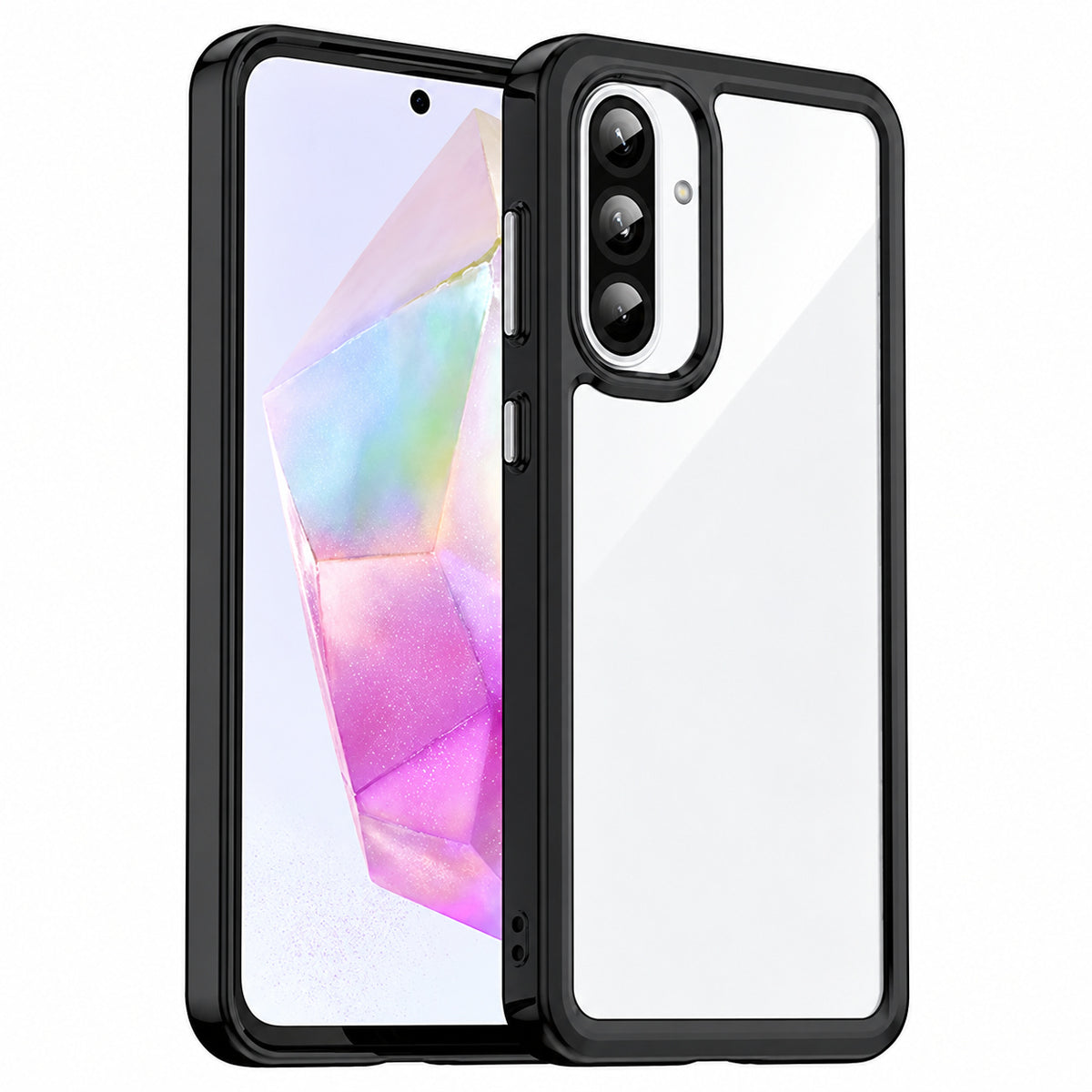 Acrylic Case for Samsung Galaxy A36 - Black