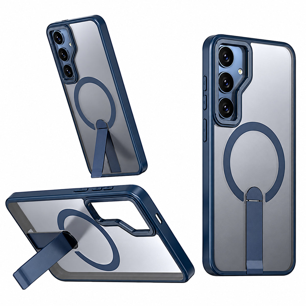 Magsafe iStand Case for Samsung Galaxy S25 FE - Blue