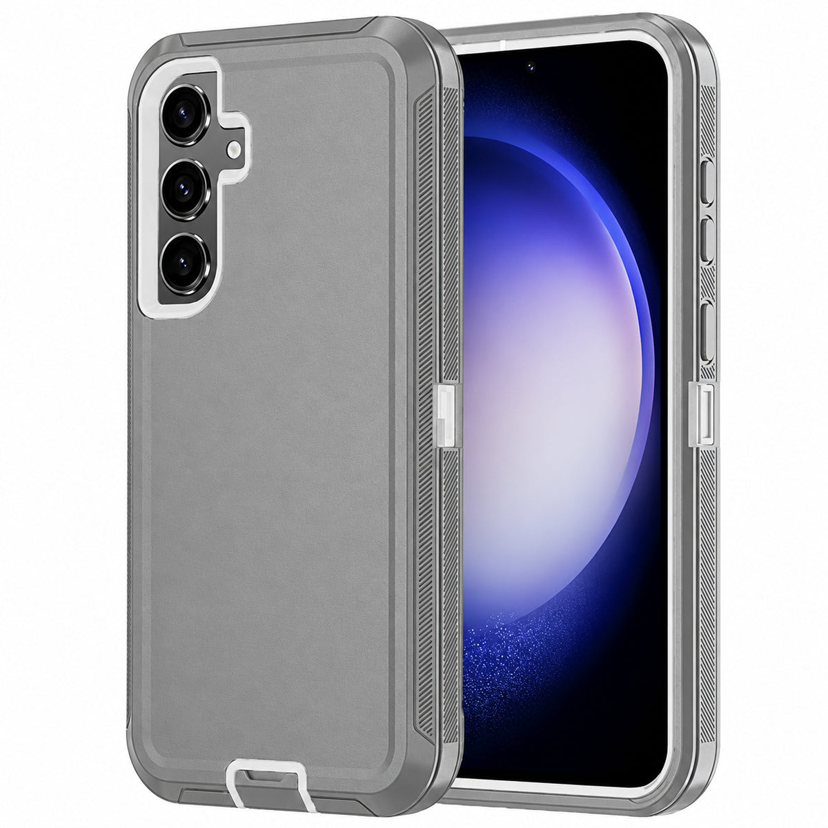 Triple Protection Case for Samsung Galaxy A57 - Grey