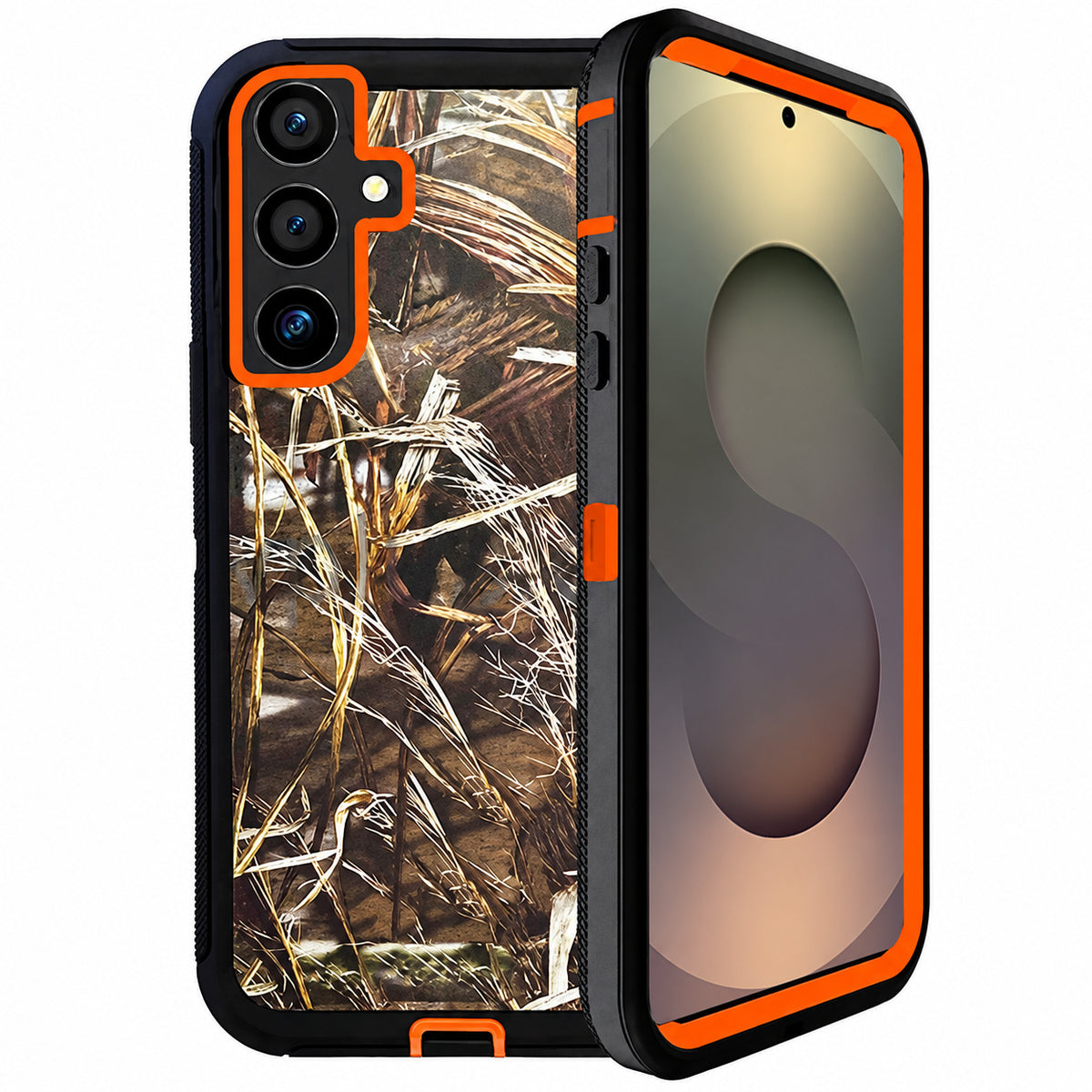 Camouflage Design Defender for Samsung Galaxy A37 - Orange