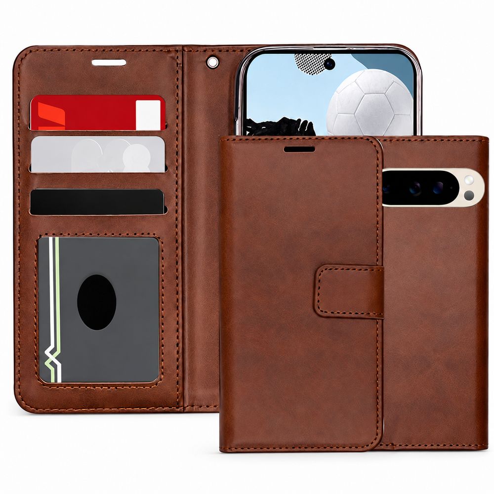 Photo ID Wallet for Google Pixel 11 Pro XL - Brown